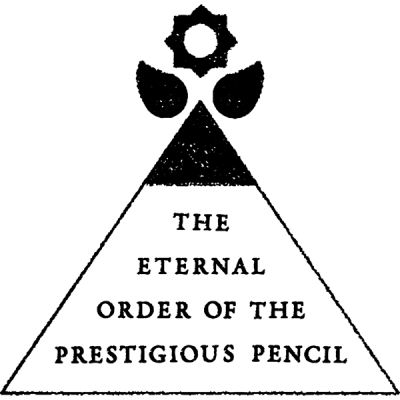 Logo for The Eternal Order of The Prestigious Pencil